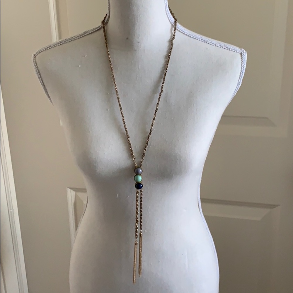 Gold Tassel Necklace